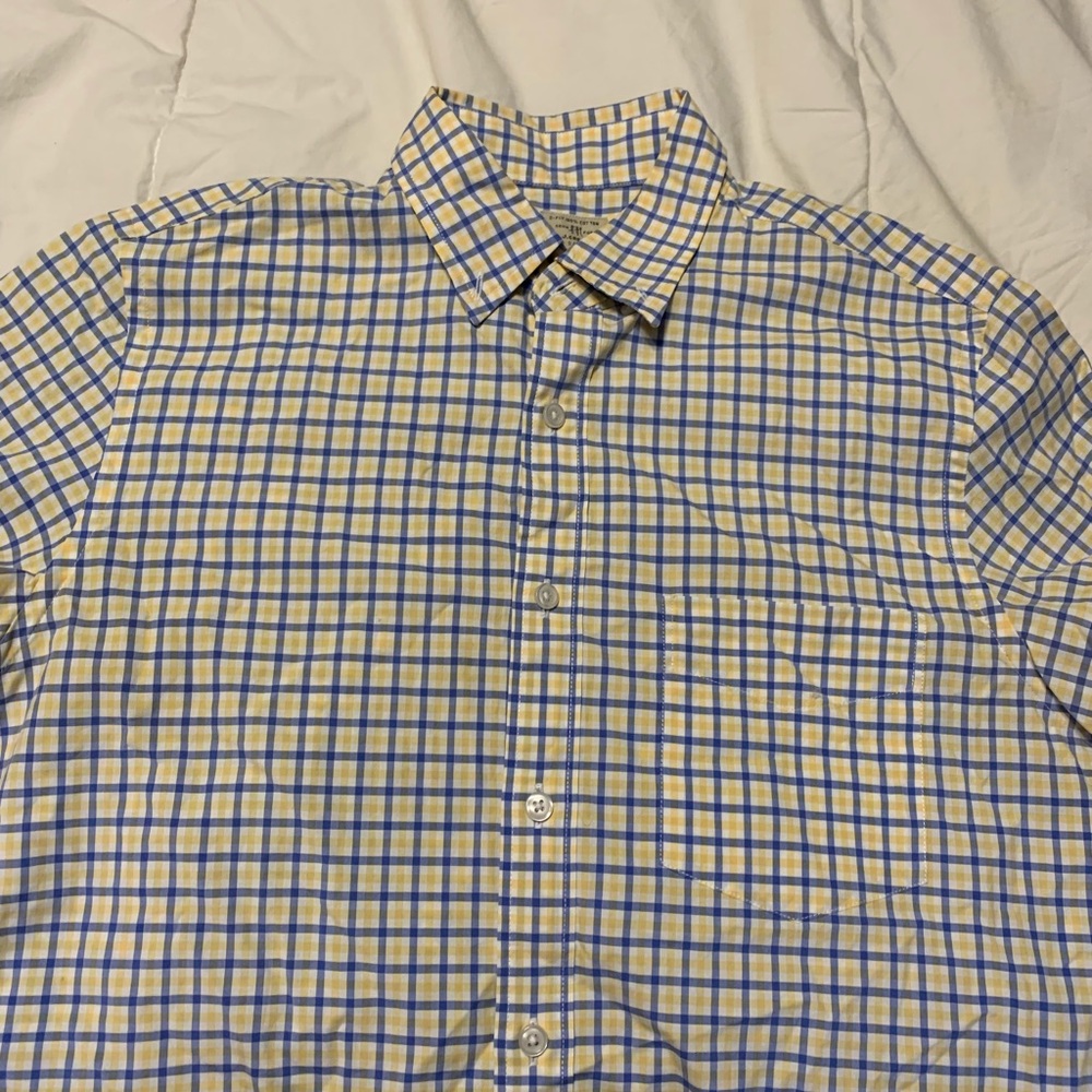 J. crew Short Sleeve Collard Shirt